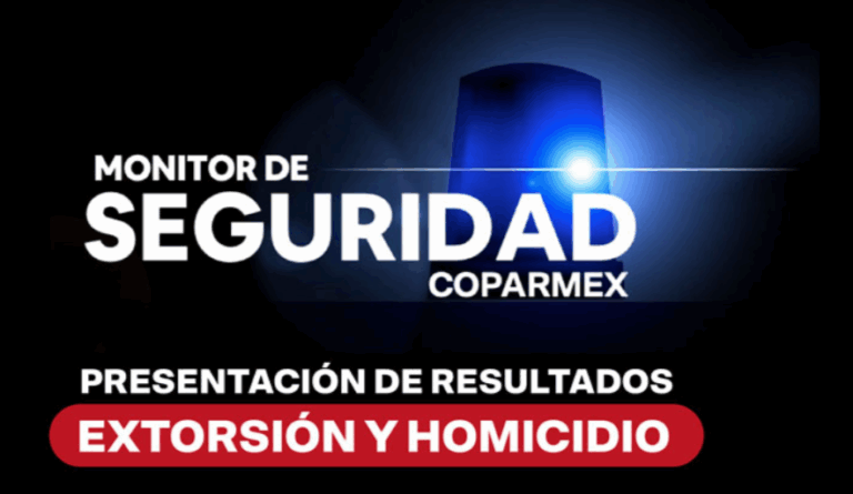 Alerta Coparmex por inseguridad. Cifras de extorsión, las más altas en una década
