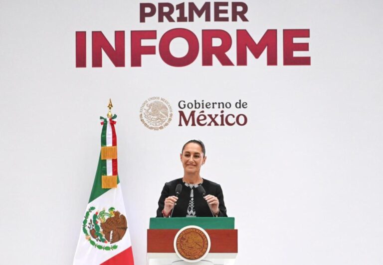 Destaca Sheinbaum en su informe baja en pobreza